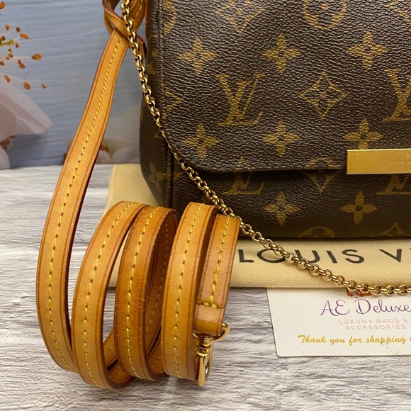 Louis Vuitton Favorite MM Monogram Chain Clutch Crossbody (DU4173) - Picture 6 of 12